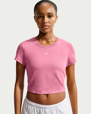 Nike トワル・ド・ジュイ風 クロップドトップ　XS Nike Sportswear Chill Knit Women's Cropped T-Shirt. Nike.com